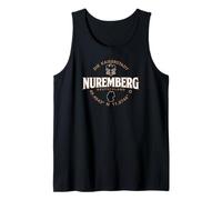 Nuremberg Germany Label Coordinates 2C Tank Top