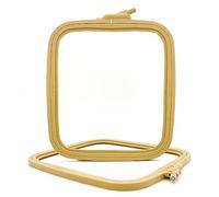 Nurge Beige Medium (No:3) Plastic Square Embroidery Hoop, Cross Stitch Hoops, Punch Needle Hoop , DIY Craft Sewing,ABS Plastic Embroidery Hoops
