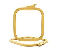 Nurge Beige Small (No:2) Plastic Square Embroidery Hoop, Cross Stitch Hoops, Punch Needle Hoop , DIY Craft Sewing,ABS Plastic Embroidery Hoops