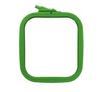 Nurge Embroidery Cross Stitch Square Oblong Rectangle Plastic Frame Green #2 ~ 145mm x 165mm