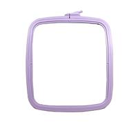 Nurge Embroidery Cross Stitch Square Oblong Rectangle Plastic Frame Lilac #4 250mm x 280mm