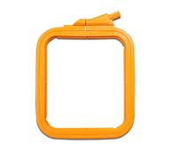 Nurge Embroidery Cross Stitch Square Oblong Rectangle Plastic Frame Orange #1 ~ 95mm x 110mm