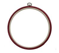 Nurge Embroidery Flexi Hoop Round Cross Stitch Display Red #4 20.5cm