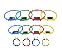 Nurge Embroidery Hoop Cross Stitch Metal Spring Tension Ring & Frame Pack of 3