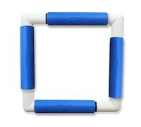 Nurge Embroidery Snap Frame Lightweight Cross Stitch Tapestry Needlework Hoop 21cm x 21cm (Blue)