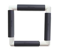 Nurge Embroidery Snap Frame Lightweight Cross Stitch Tapestry Needlework Hoop 21cm x 21cm (Grey)