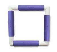 Nurge Embroidery Snap Frame Lightweight Cross Stitch Tapestry Needlework Hoop 21cm x 21cm (Purple)