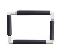 Nurge Embroidery Snap Frame Lightweight Cross Stitch Tapestry Needlework Hoop 21cm x 29cm (Grey)