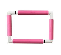 Nurge Embroidery Snap Frame Lightweight Cross Stitch Tapestry Needlework Hoop 21cm x 29cm (Pink)