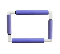 Nurge Embroidery Snap Frame Lightweight Cross Stitch Tapestry Needlework Hoop 21cm x 29cm (Purple)