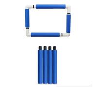 Nurge Embroidery Snap Frame Lightweight Cross Stitch Tapestry Needlework Hoop 21cm x 29cm with Extension Rods (Blue)
