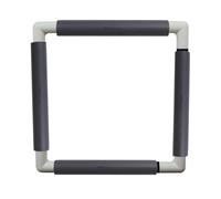 Nurge Embroidery Snap Frame Lightweight Cross Stitch Tapestry Needlework Hoop 29cm x 29cm (Grey)