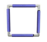 Nurge Embroidery Snap Frame Lightweight Cross Stitch Tapestry Needlework Hoop 29cm x 29cm (Purple)