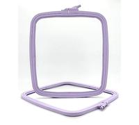 Nurge Lilac Large (No:4) Plastic Square Embroidery Hoop, Cross Stitch Hoops, Punch Needle Hoop , DIY Craft Sewing,ABS Plastic Embroidery Hoops