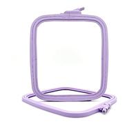 Nurge Lilac Medium (No:3) Plastic Square Embroidery Hoop, Cross Stitch Hoops, Punch Needle Hoop , DIY Craft Sewing,ABS Plastic Embroidery Hoops