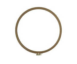 Nurge Premium Beech Wood Gold Clasp Quilting Hoop 10" Inches/25cm Diameter - 16mm Thick