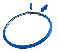 Nurge Premium Quality, Metal Spring Tension Embroidery Hoops, Cross Stich Hoop, Darning Hoops, Embroidery Tension Shed (Blue, Large)