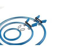 Nurge Premium Quality, Metal Spring Tension Embroidery Hoops, Cross Stich Hoop, Darning Hoops, Embroidery Tension Shed (Blue, Siz Mix)