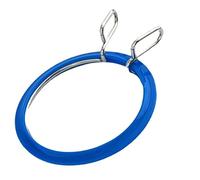 Nurge Premium Quality, Metal Spring Tension Embroidery Hoops, Cross Stich Hoop, Darning Hoops, Embroidery Tension Shed (Blue, Small)