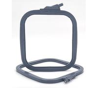 Nurge Square Embroidery Hoop - Plastic Cross Stitch Frame for Needlepoint & Embroidery - Adjustable Craft Hoop - Anthracite - No:2 (Small)