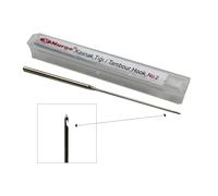 Nurge Tambour Hook Spare Needles for Bead Embroidery Chain Stitch Beading No.2~0.80mm