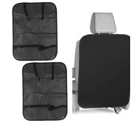 Nurhore 2 Pack Car Seat Protector Back Seat Kick Mats, Waterproof Anti Dirt & Mud Protection for Kids, Universal Fit Easy Clean Seat Back Cover (60×45cm)