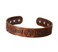 Nurhore Copper Bracelet for Men Women, Tree of Life Design Strength Magnets Bracelet, Magnetic Bracelets Men, Suitable for the Gifts of Valentine's Day, Birthday, Father's Day, Christmas's Day