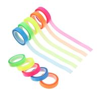 Nurhore Transparent Highlighter Strips 10 Rolls, Highlighter Tape, Book Annotation Tabs 0.23inch*16ft, for Students, Teachers, Classroom, Home, Office Marking Books Reading