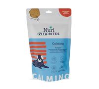 Nuri Vita Bites - Calming Dog Supplements - Daily Soft Chews with L Tryptophan Chamomile and Lemon Balm to Support Relaxation Calm Behaviour and Stress Management - 60 Chews