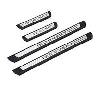 NURII 4pcs Car Door Sill Protector Kick Plates for Land Rover Discovery 5 2015-2024, Stainless Steel Scuff Plate Step Threshold Guard Pedal, Auto Accessories Anti Scratch Sticker Trim Protection