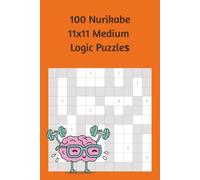 Nurikabe: 100 Puzzles on a 11x11 grid - medium level difficulty