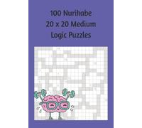 Nurikabe: 100 Puzzles on a 20x20 Grid. Medium level Difficulty