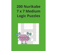 Nurikabe: 200 puzzles on 7x7 grid - medium difficulty level