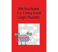 Nurikabe: 200 puzzles on a 7x7 grid - "very hard" difficulty level