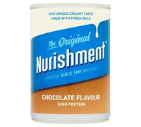 Nurishment The Original Chocolate Flavour - 12 x 400g | High Protein Enriched Milk Drink | Delicious Chocolate Flavour | Ready-to-Drink | Creamy Taste
