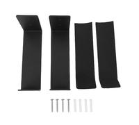 Nurnesy 2pcs Aluminum Wall Mounted Yoga Mat Storage Rack - Yoga Mat Holder with Protective Padding for Fitness Accessories