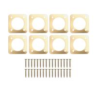 Nurnesy 8PCS 1.4 Inch Metal Bird House Guard - Steel Entry Portal Hole Protector for Eastern Bluebird & Sparrow Houses