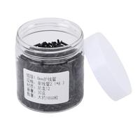 Nurnesy Badminton Racket Wire Tubing Protector Single Hole Grommets N12 Black 2.1x8.3mm 1mm Cap Thickness,Tube for Enhancing Hitting Sound Effect with Smooth Inner Wall Processing