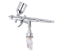 Nurnesy Double Action Airbrush Set Nozzle 15cc Cup Gravity Feed