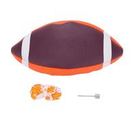 Nurnesy Official Junior Size Number 3 PVC Rubber Football - Ideal for Training with Air Needle and Ball Net Included