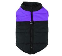 Nurnesy Pet Clothes Warm Dog Vest with Down Jacket for Large Dogs, D R1ng Design for Walking Guide Dogs, Essential Winter Clothes with Walking Assistance (2XL)