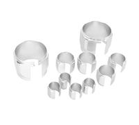 Nurnesy Stainless Steel Radiator Hose Sleeve Kit, Heat Resistant (Silver) | Protective Sleeving with Extreme Temperature Shield for Vehicle Radiator Hoses