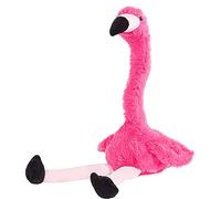 Nurnesy Talking Flamingo Repeats What You Say Twisting Electric Interactive Animated Toy Speaking Plush Buddy Gifts for Toddlers Birthday Festival Holiday, Pink