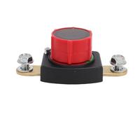 Nurnesy Top Post Battery Disconnect Switch with Voltage Display, High Temperature Resisting, LED Indicator Knob Adjustment, Nylon 66 Housing, 300A for RV Truck Car Yacht
