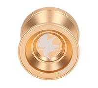 Nurnesy Unresponsive Aluminum Alloy YoYo - Golden YoYo Ball with 3pcs Replacement Strings, Durable for Advanced Players