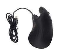 Nurnesy Vertical Ergonomic Mouse, 6 Buttons 800-1200-2400-3200 DPI USB Wired Vertical Mouse for Gaming Office with USB Plug and Play, Suitable for PC, Laptops Ergonomic Wired Mouse Library