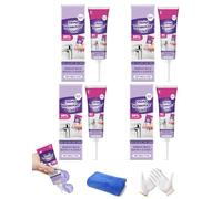 Nuroclean Mold Remover Gel, Powerful Cleaning Gel,Highly Effective in Penetration, Suitable for Bathroom and Kitchen Tile Gaps, Wall Cleaning, Safe Formula That Does Not Damage The Surface (4 PCS)