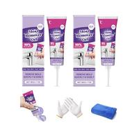 Nuroclean Mold Remover Gel, Powerful Cleaning Gel,Highly Effective in Penetration, Suitable for Bathroom and Kitchen Tile Gaps, Wall Cleaning, Safe Formula That Does Not Damage The Surface (2 PCS)