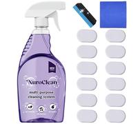 Nuroclean, Nuroclean Spray, The All-in-One Solution for Home, Kitchen and Bathroom, Breaks down the Toughest Stains, Grease Remover with Pleasant Fragrance(1bottle - Flowers*12)