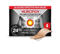 Nurofen 200mg Pain Patches - 4 Pack For Knee, Period, Muscle, Bone & Joint Discomfort, Ibuprofen 24H Relief Solution
